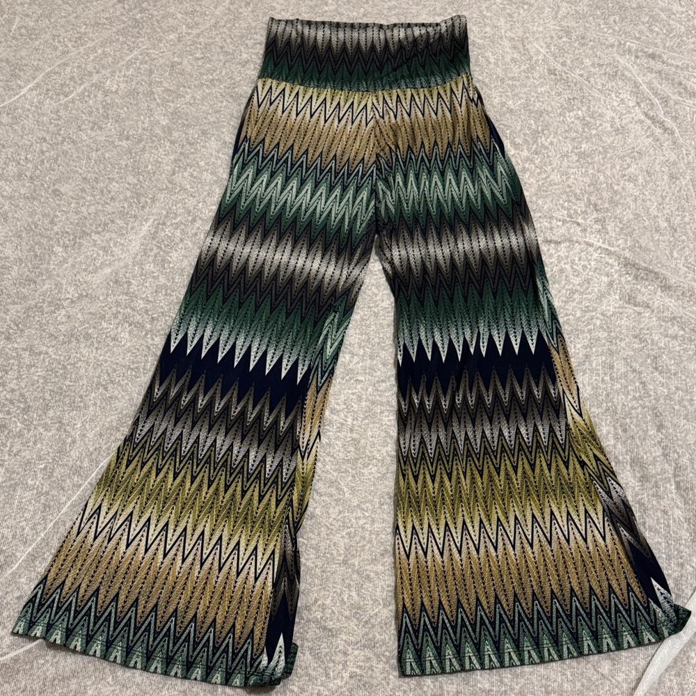 a'gaci Multicolor Chevron Pattern Dress